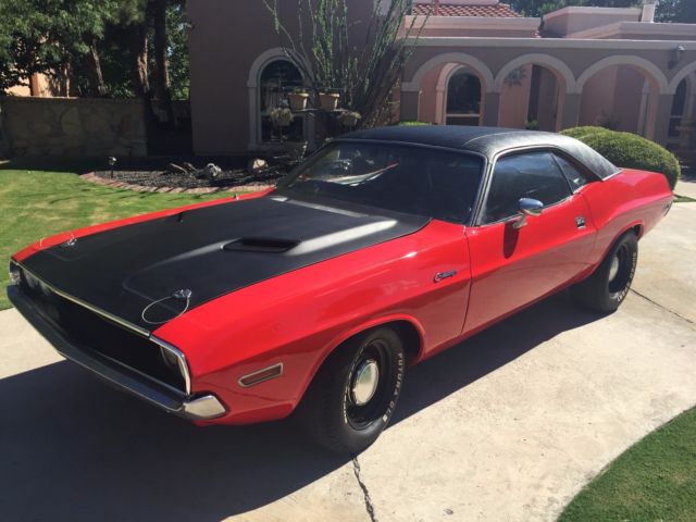 1970 Red Dodge Challenger Coupe