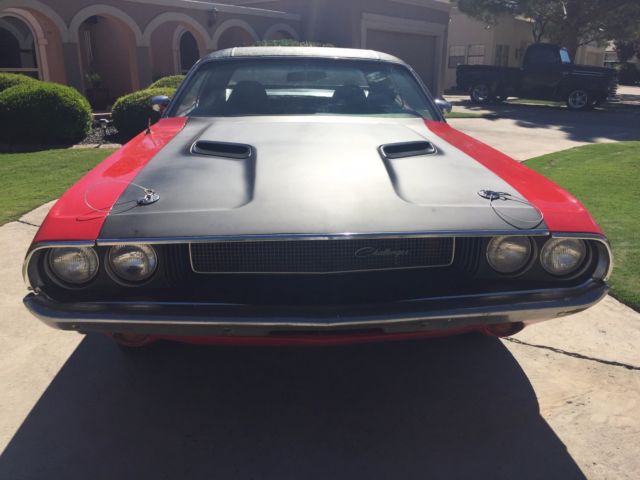 1970 Red Dodge Challenger Coupe