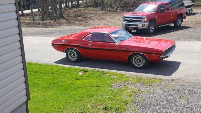 1970 Red Dodge Challenger Hardtop