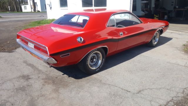 1970 Red Dodge Challenger Hardtop