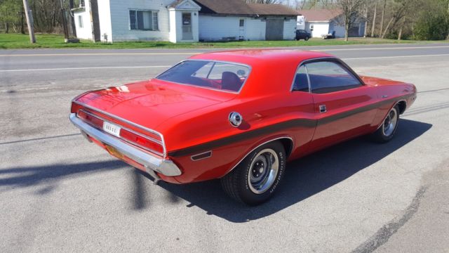 1970 Red Dodge Challenger Hardtop