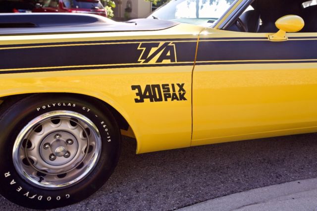 1970 Yellow Dodge Challenger Coupe