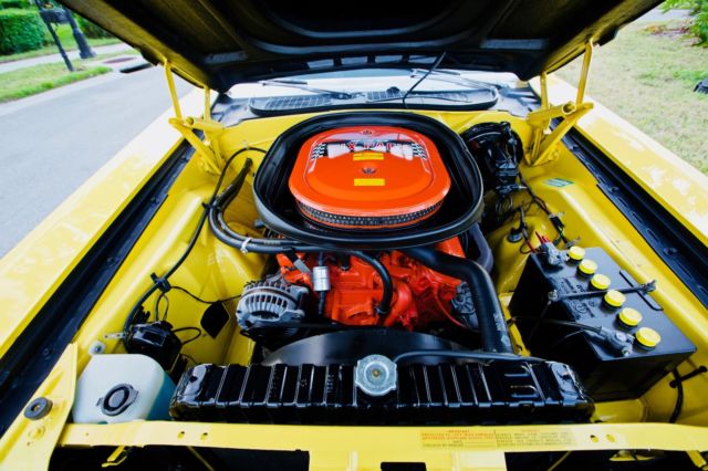 1970 Yellow Dodge Challenger Coupe