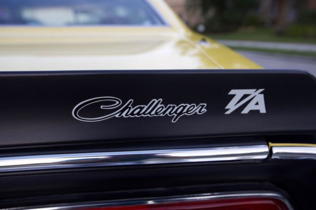 1970 Yellow Dodge Challenger Coupe