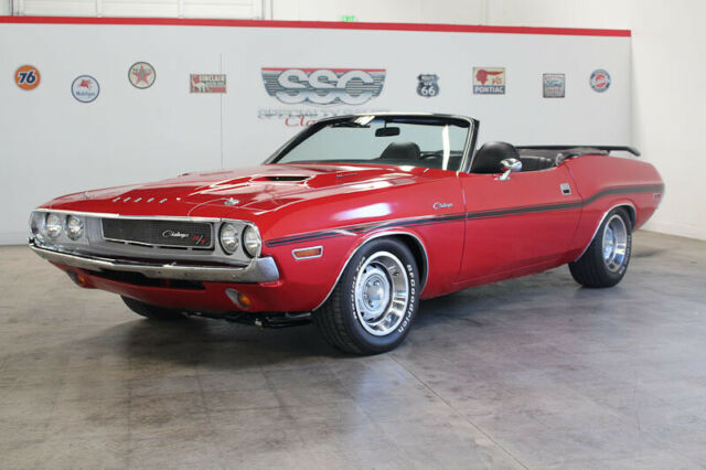 1970 Red Dodge Challenger Convertible