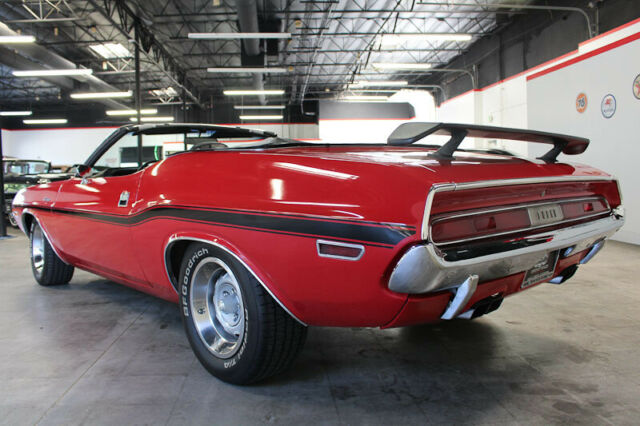 1970 Red Dodge Challenger Convertible