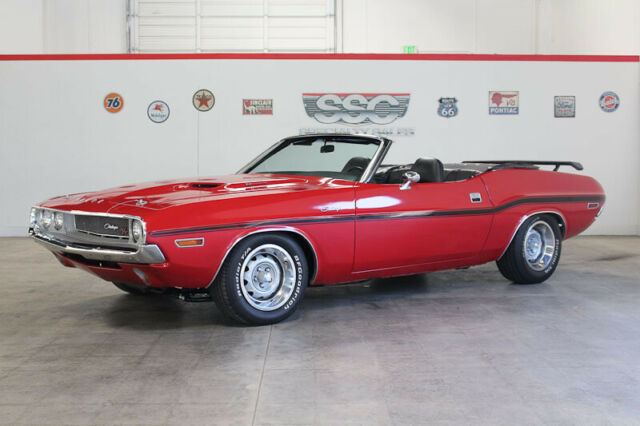 1970 Red Dodge Challenger Convertible
