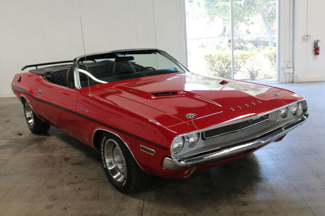 1970 Red Dodge Challenger Convertible