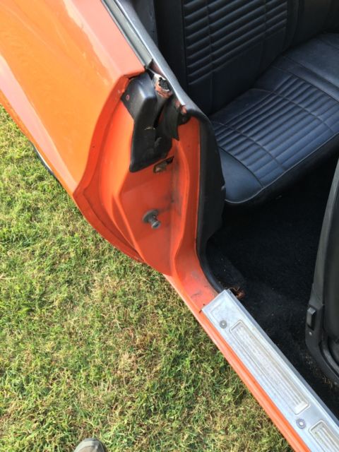 1970 Orange Dodge Challenger Convertible