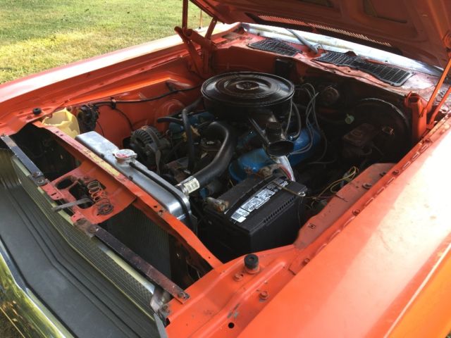 1970 Orange Dodge Challenger Convertible