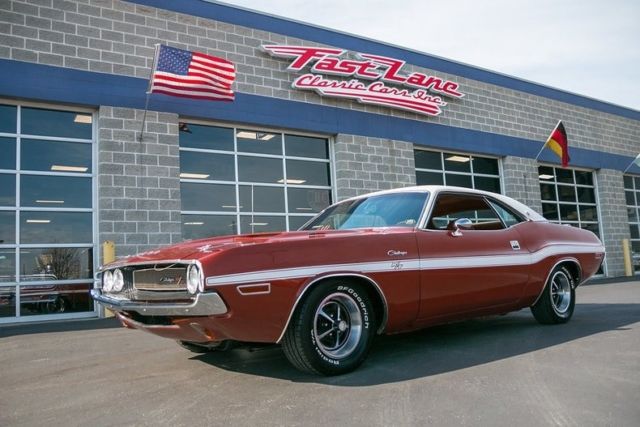 1970 Orange Dodge Challenger Coupe