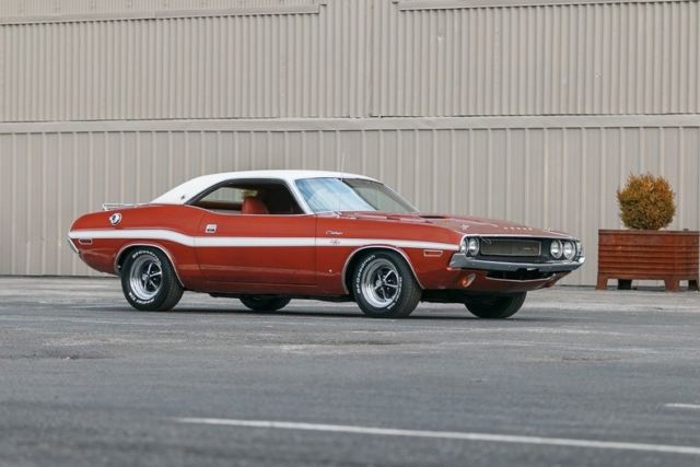 1970 Orange Dodge Challenger Coupe