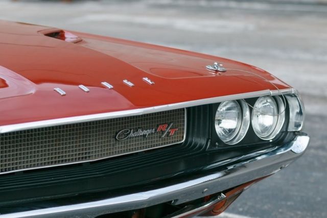 1970 Orange Dodge Challenger Coupe