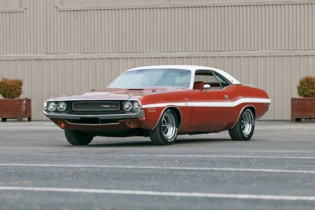 1970 Orange Dodge Challenger Coupe