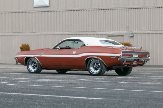 1970 Orange Dodge Challenger Coupe