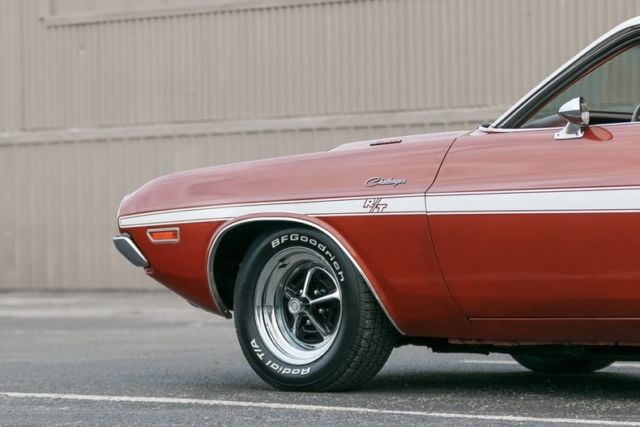 1970 Orange Dodge Challenger Coupe