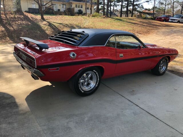 1970 Red Dodge Challenger Coupe