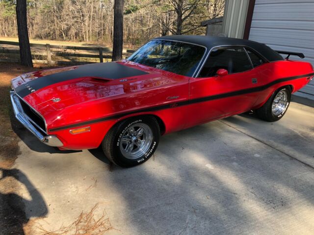1970 Red Dodge Challenger Coupe