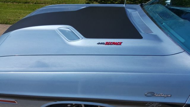 1970 Blue Dodge Challenger Coupe