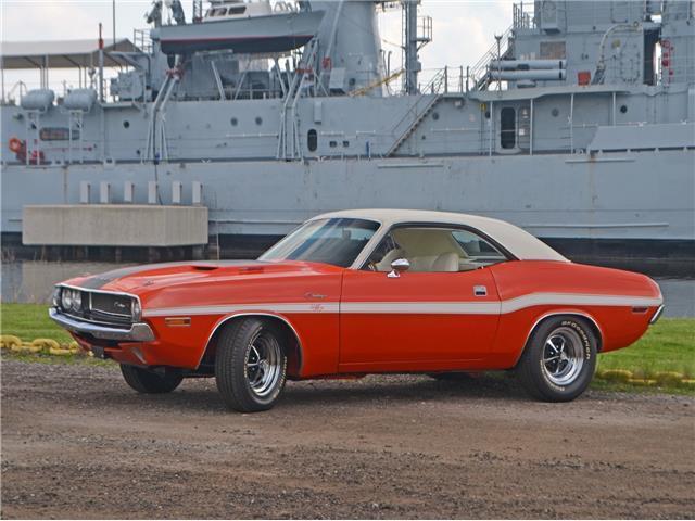 1970 Orange Dodge Challenger Coupe