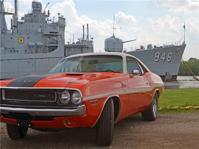 1970 Orange Dodge Challenger Coupe