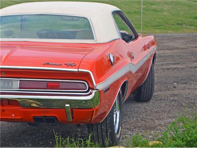 1970 Orange Dodge Challenger Coupe
