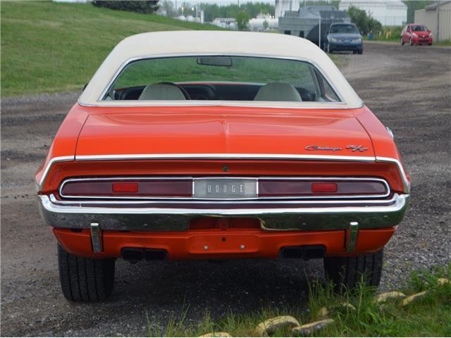 1970 Orange Dodge Challenger Coupe