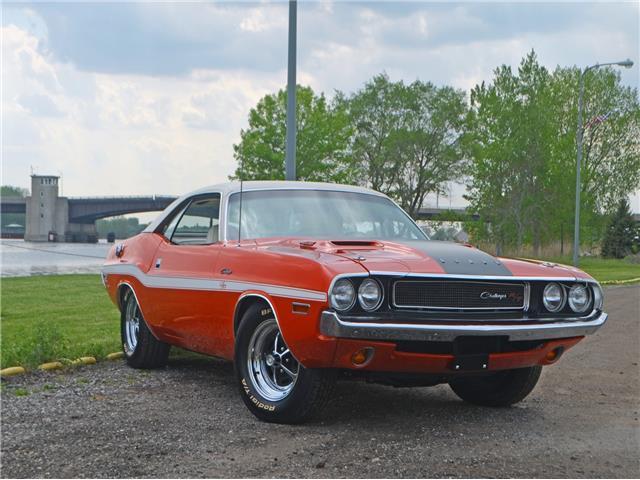 1970 Orange Dodge Challenger Coupe