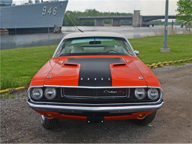 1970 Orange Dodge Challenger Coupe
