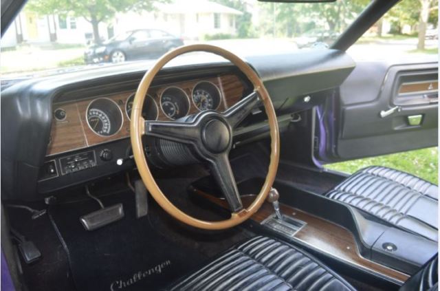 1970 Purple Dodge Challenger Coupe