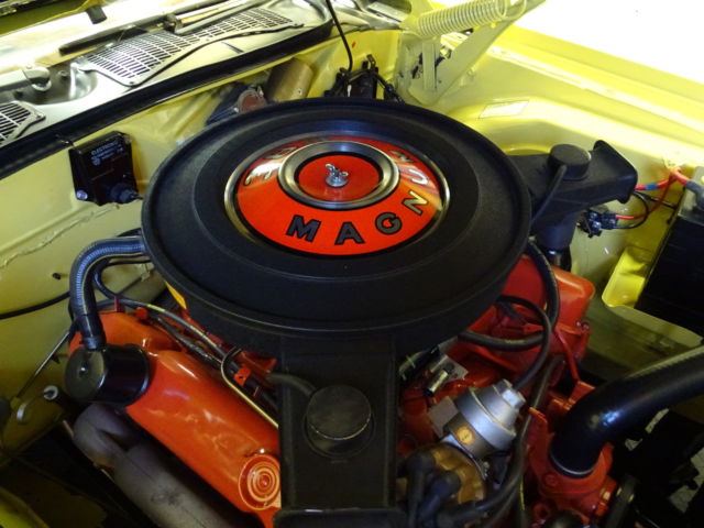 1970 yellow Dodge Challenger Hardtop