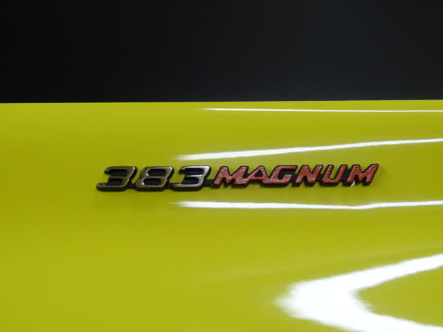 1970 yellow Dodge Challenger Hardtop