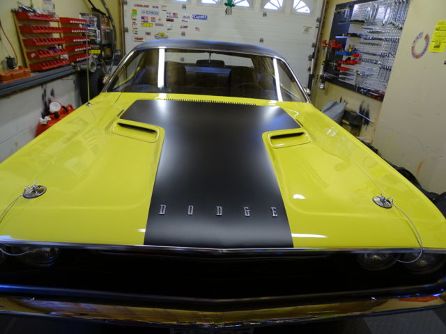 1970 yellow Dodge Challenger Hardtop