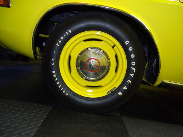 1970 yellow Dodge Challenger Hardtop