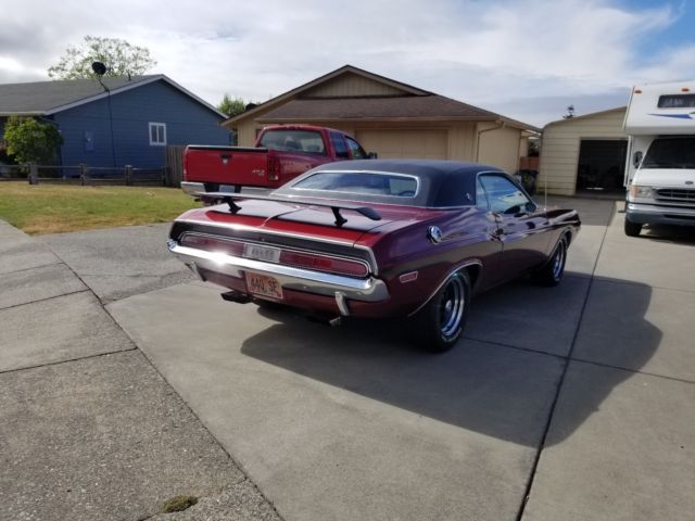 1970 pearl red Dodge Challenger Coupe