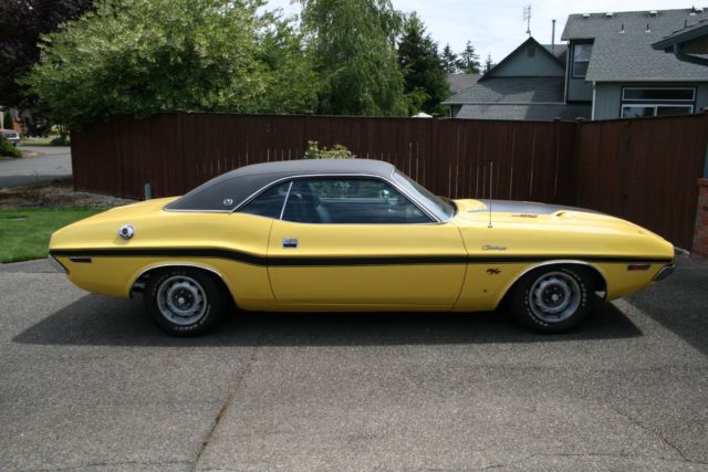 1970 Yellow Dodge Challenger Coupe