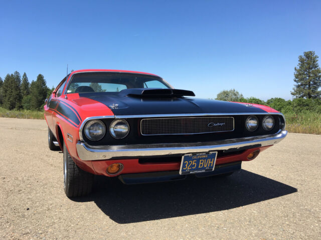 1970 Red Dodge Challenger Coupe