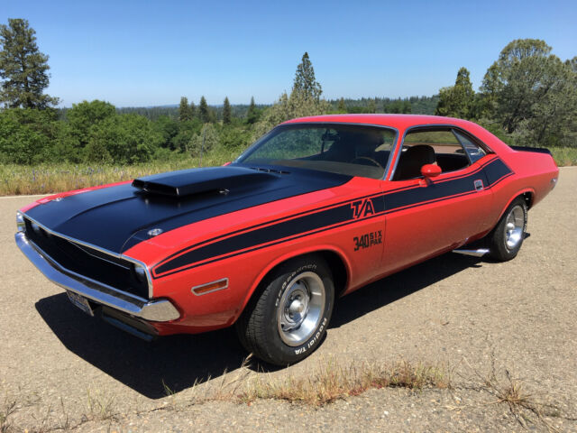 1970 Red Dodge Challenger Coupe