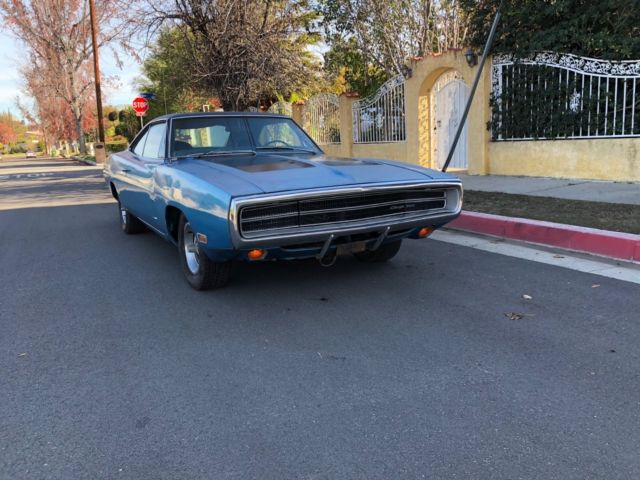 1970 Black Dodge Charger Hardtop
