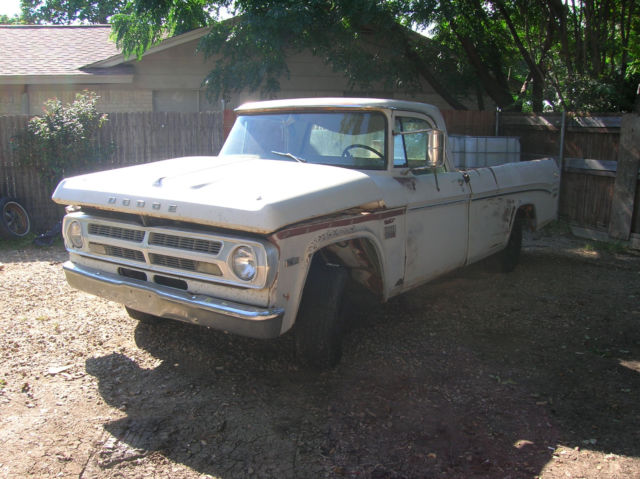 1970 White Dodge Other Pickups Standard Cab Pickup