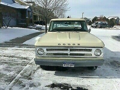 1970 Mate Cream Dodge Other Pickups Standard Cab Pickup