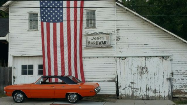 1970 Orange Dodge Dart Coupe