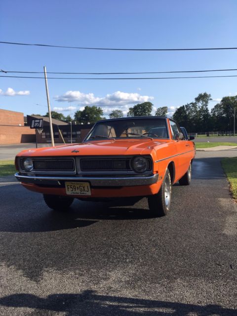 1970 Orange Dodge Dart Coupe