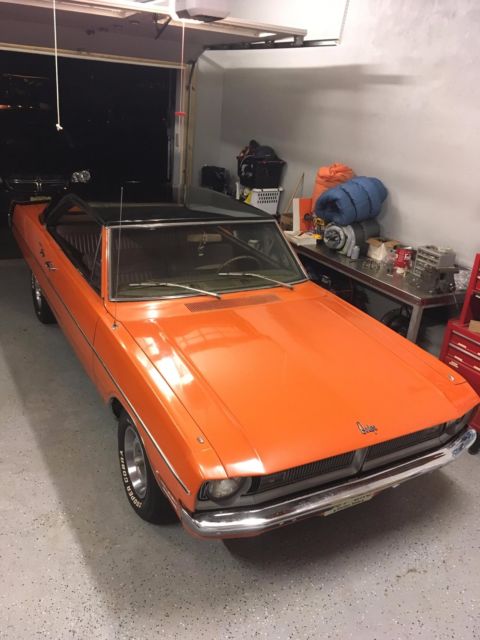 1970 Orange Dodge Dart Coupe