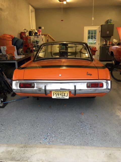 1970 Orange Dodge Dart Coupe