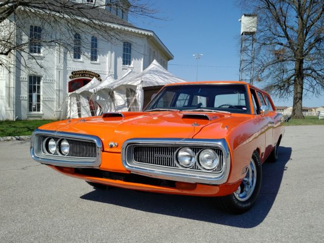 1970 Orange Dodge Coronet Wagon