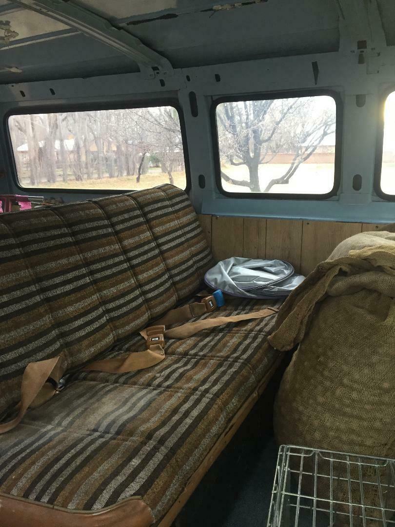 1970 Robins Egg Blue Ford E-Series Van Shorty