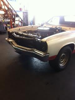 1970 White Chevrolet El Camino