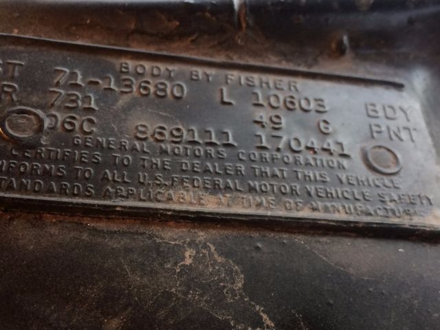 1970 Red Chevrolet El Camino Standard Cab Pickup