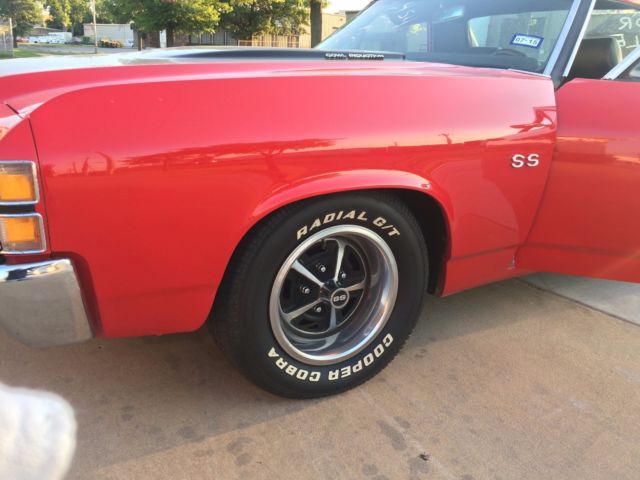1970 Red Chevrolet El Camino Standard Cab Pickup
